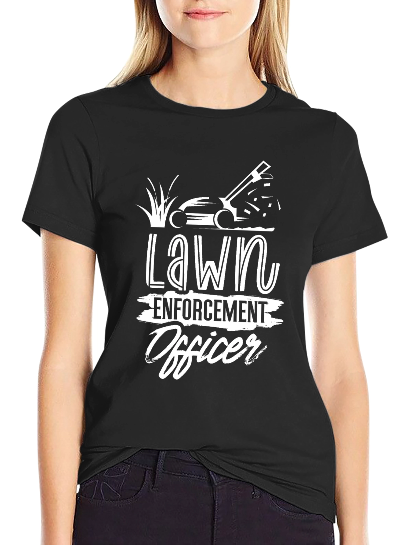 Lawn Enforcement Officer Graphic Tee