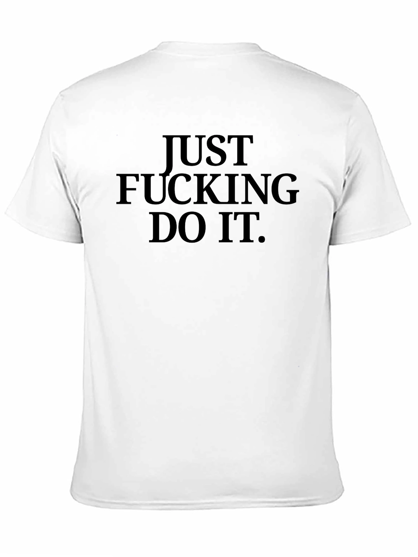Just Do It Black Graphic Tee
