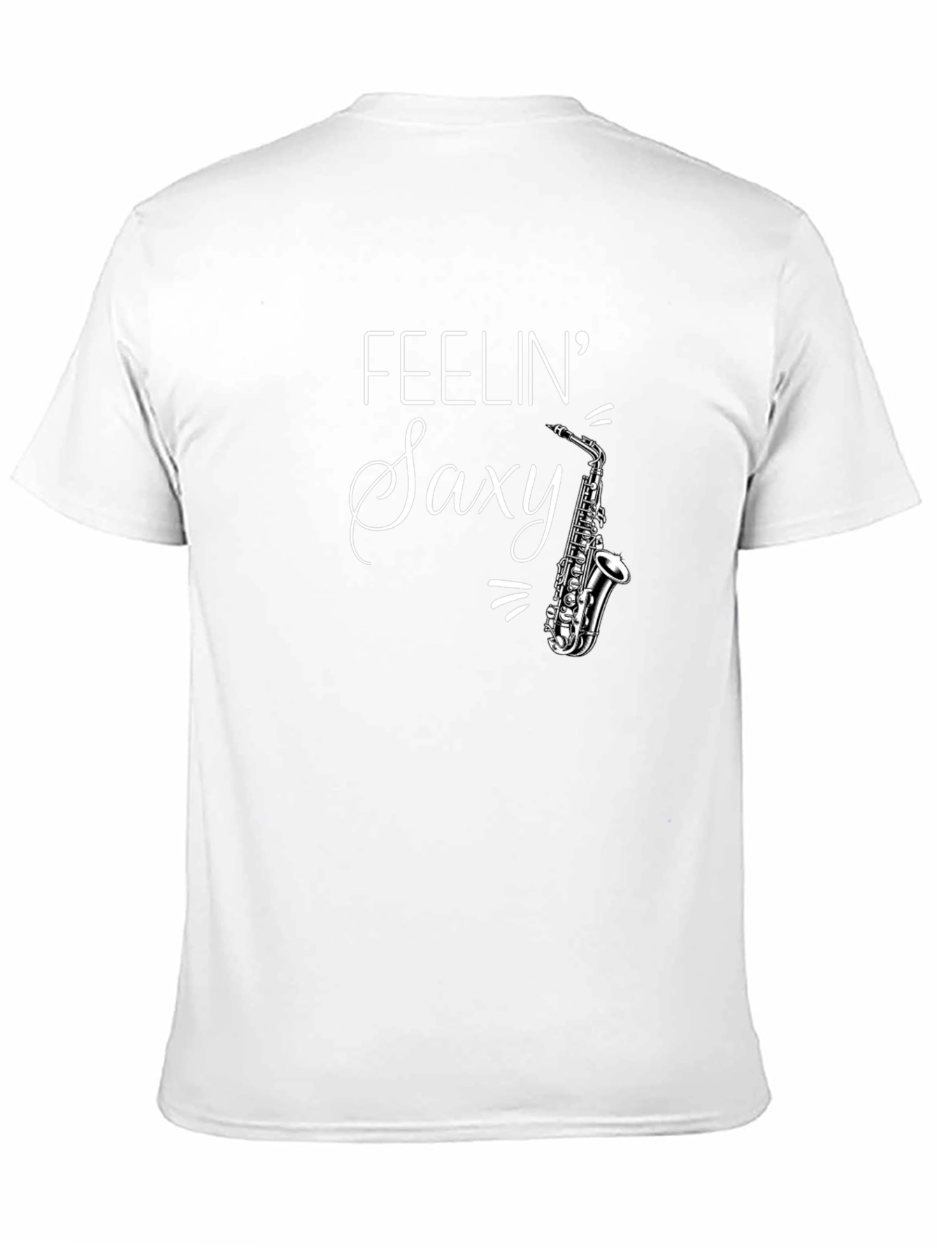 Feelin Saxy T-Shirt - Black Graphic Tee