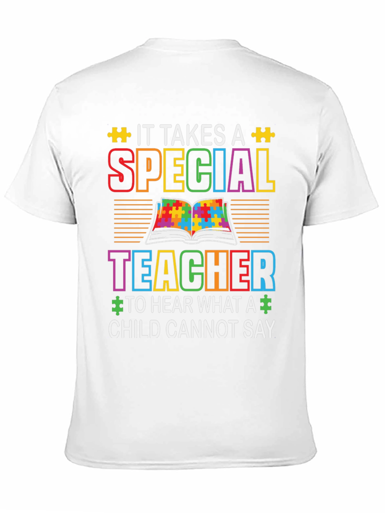 Special Teacher Autism Awareness T-Shirt
