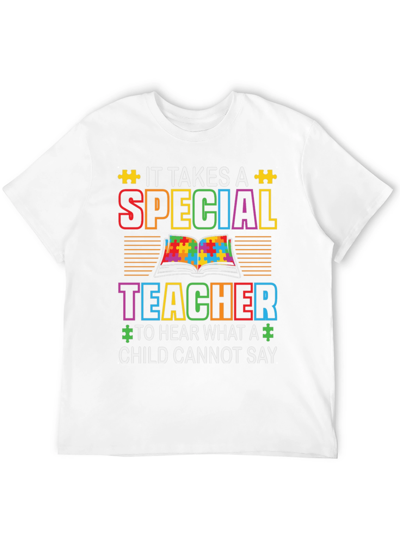 Special Teacher Autism Awareness T-Shirt