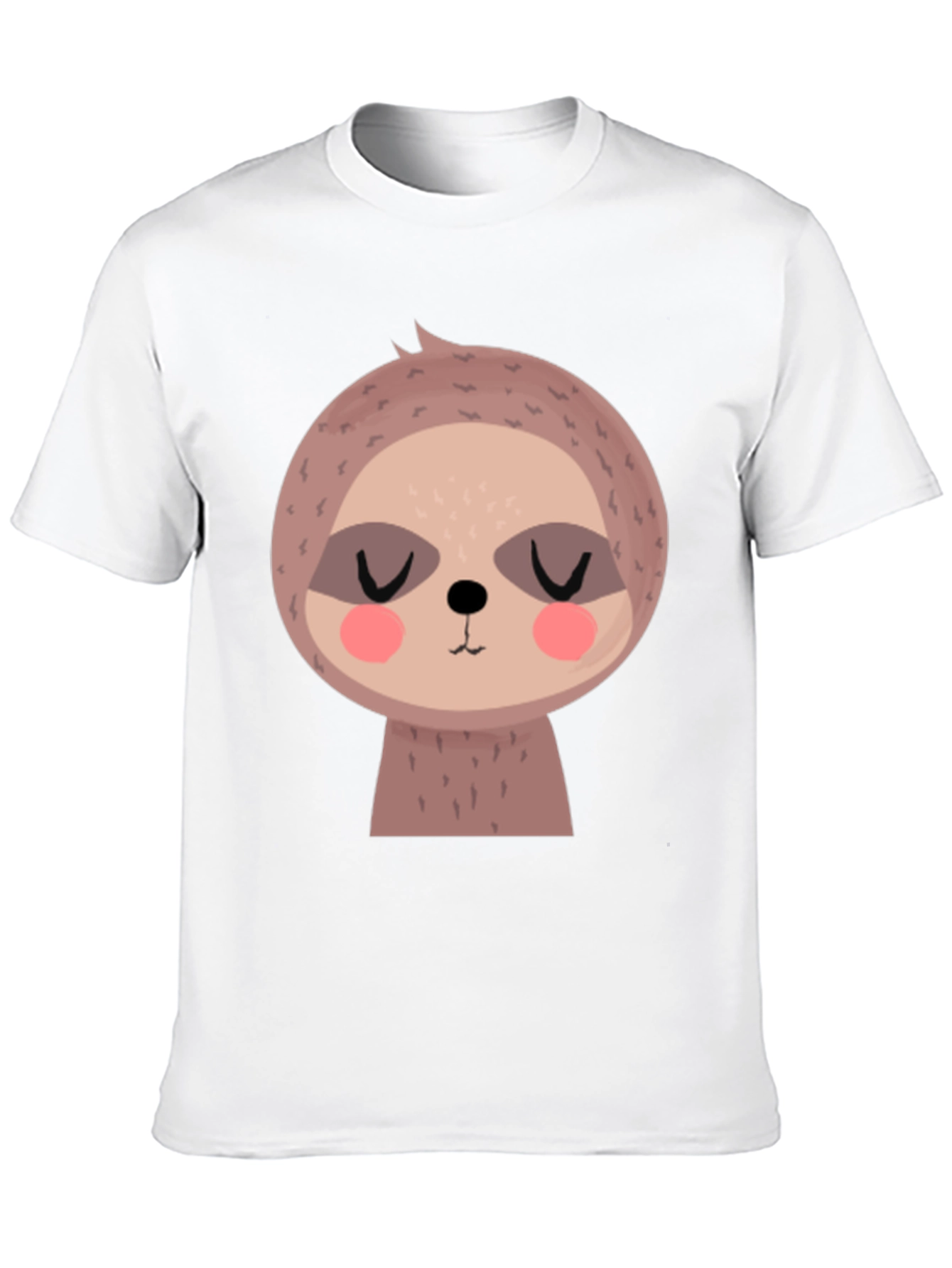 Cute Sloth Graphic Tee - Relaxed Fit