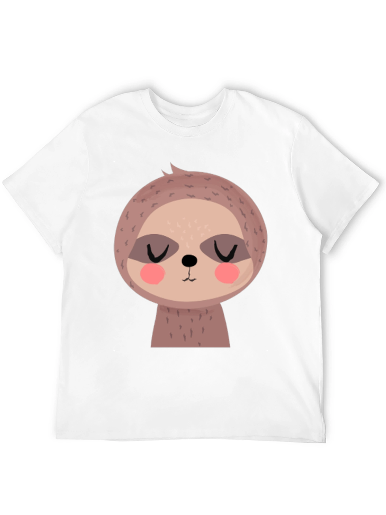 Cute Sloth Graphic Tee - Relaxed Fit
