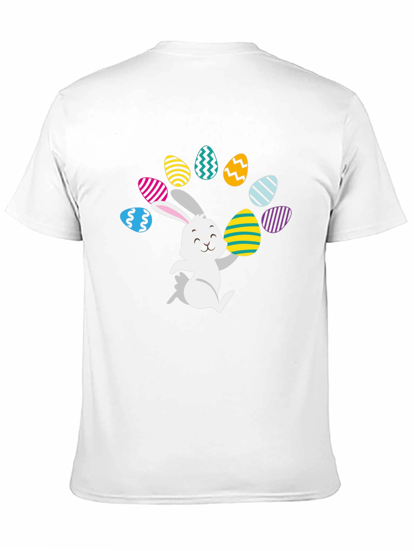 Easter Bunny Egg Juggling T-Shirt - Festive Fun