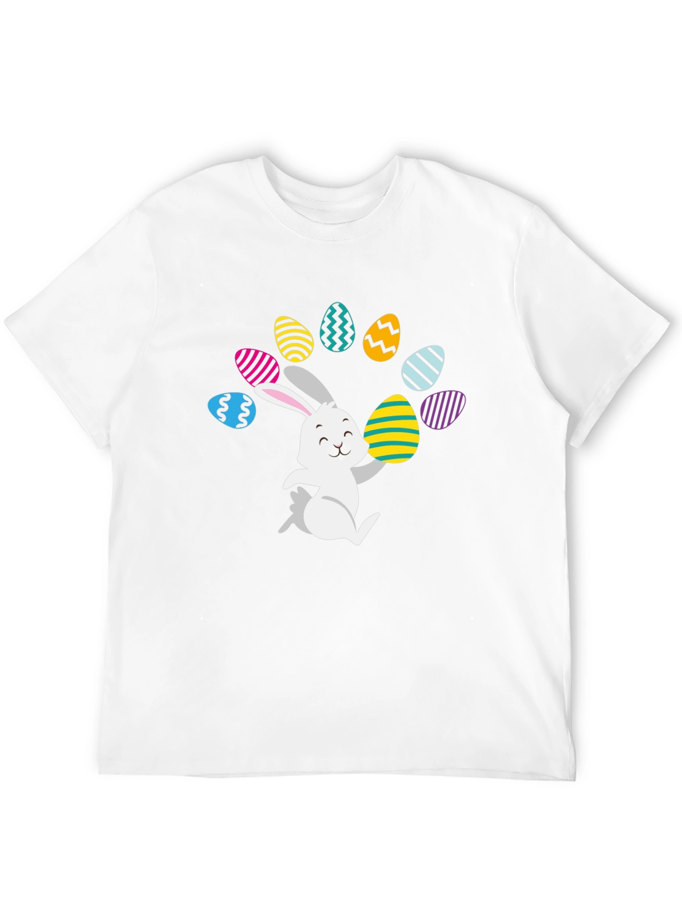 Easter Bunny Egg Juggling T-Shirt - Festive Fun