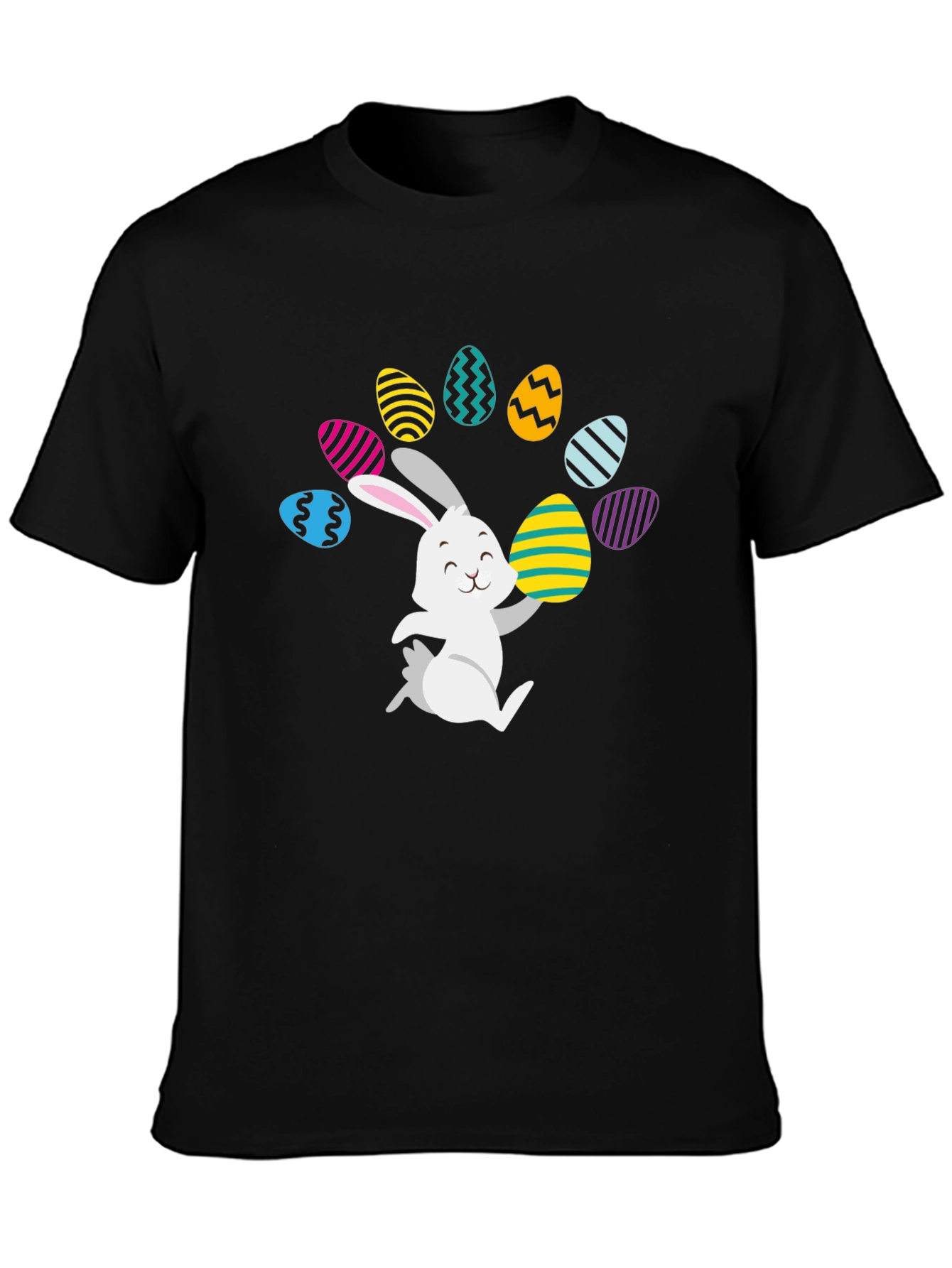 Easter Bunny Egg Juggling T-Shirt - Festive Fun