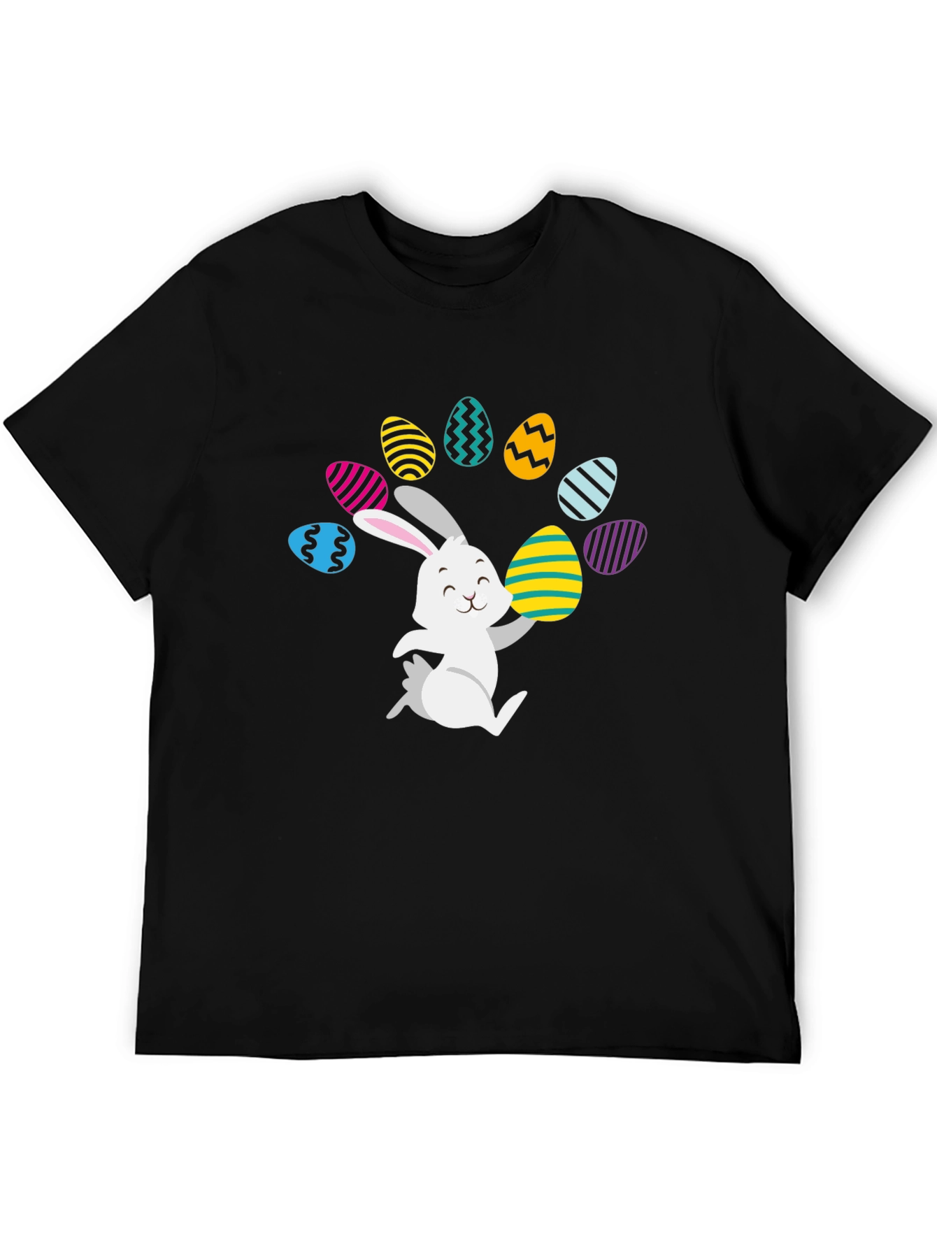 Easter Bunny Egg Juggling T-Shirt - Festive Fun