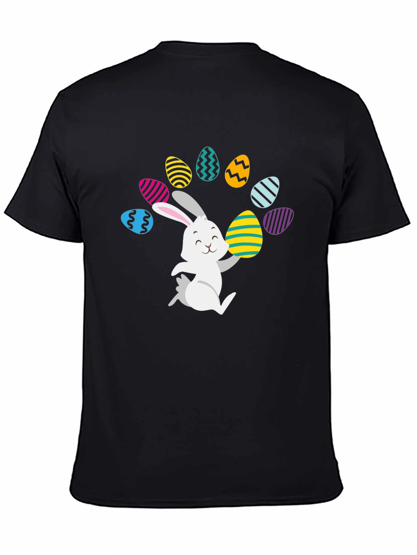 Easter Bunny Egg Juggling T-Shirt - Festive Fun