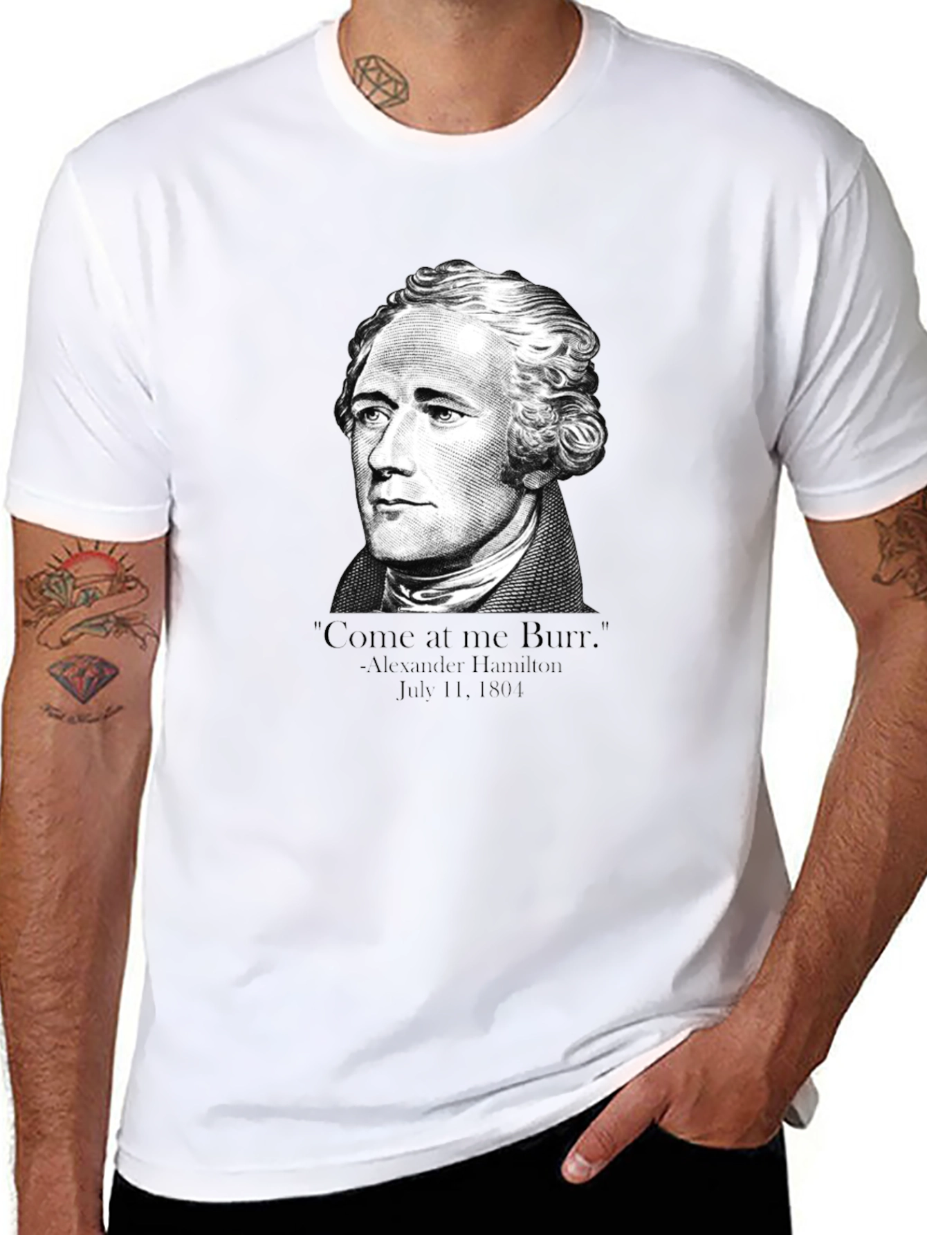 Hamilton Come at me Burr T-Shirt