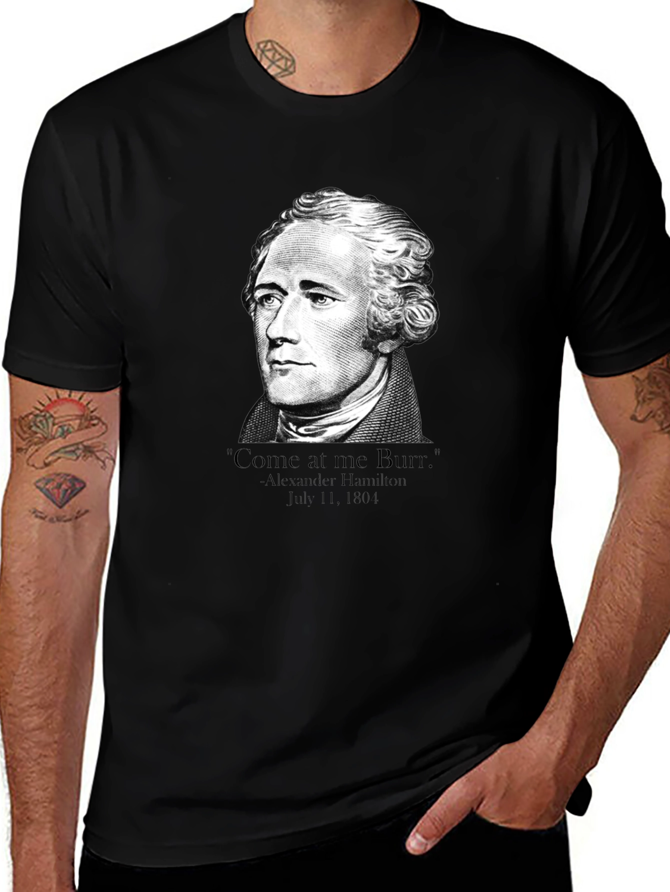 Hamilton Come at me Burr T-Shirt