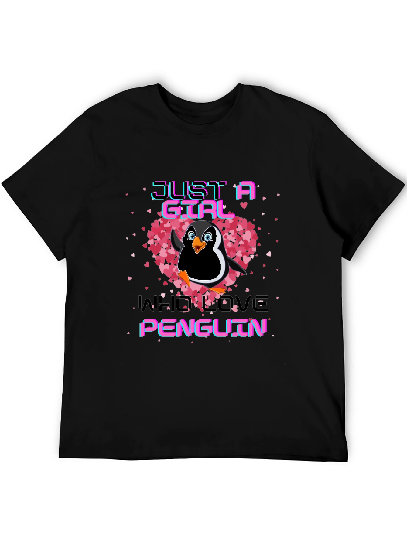 Just A Girl Who Loves Penguins T-Shirt