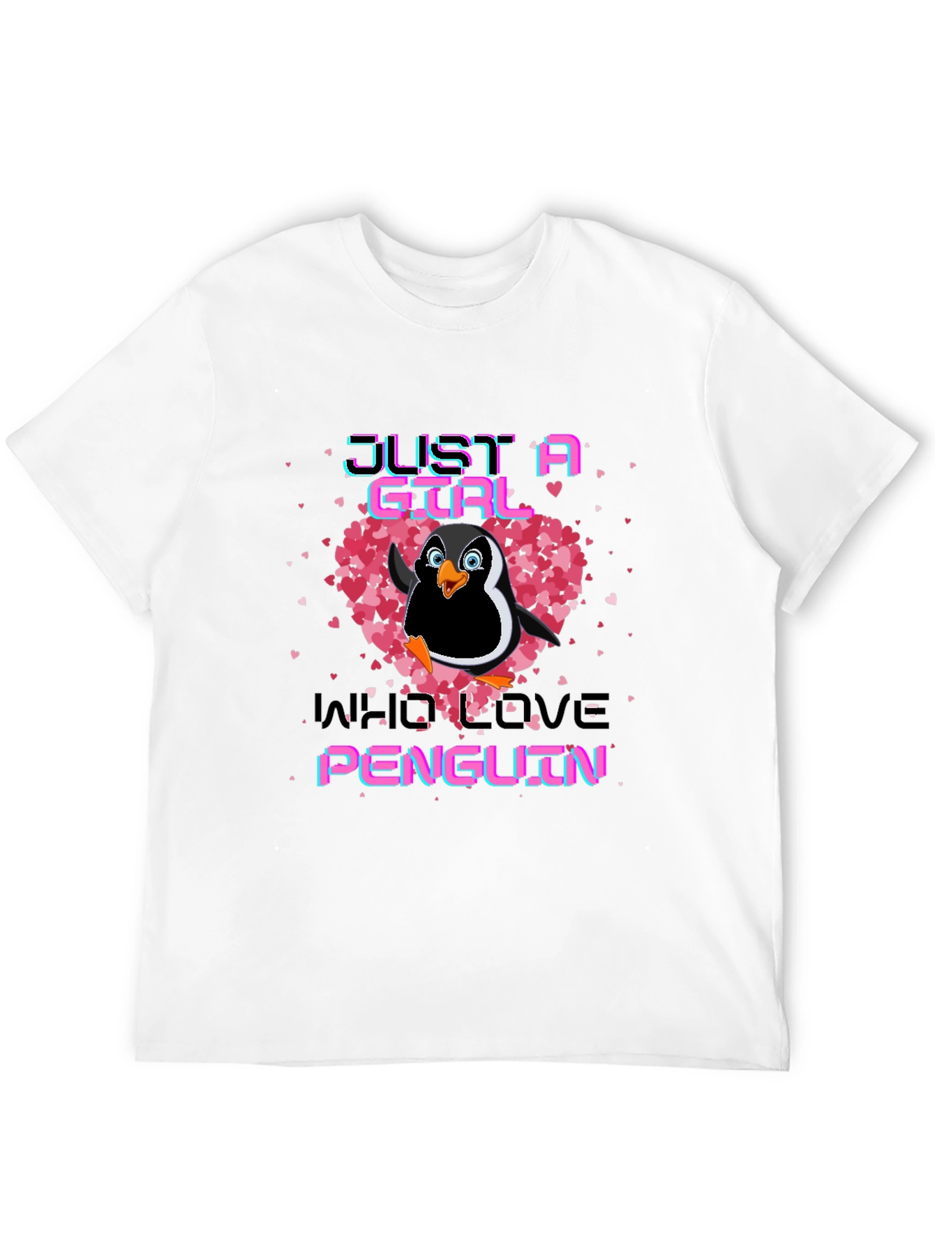 Just A Girl Who Loves Penguins T-Shirt