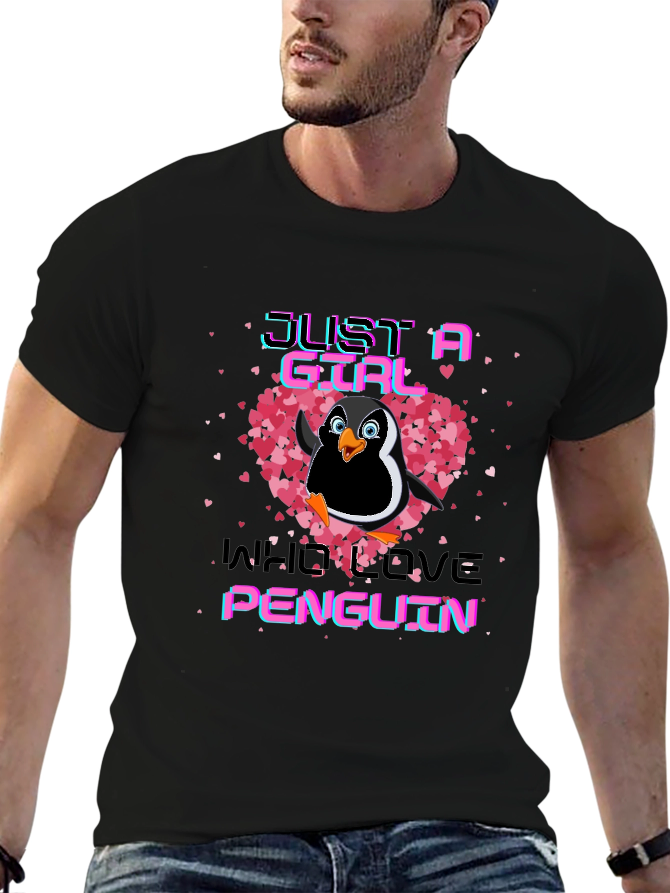 Just A Girl Who Loves Penguins T-Shirt