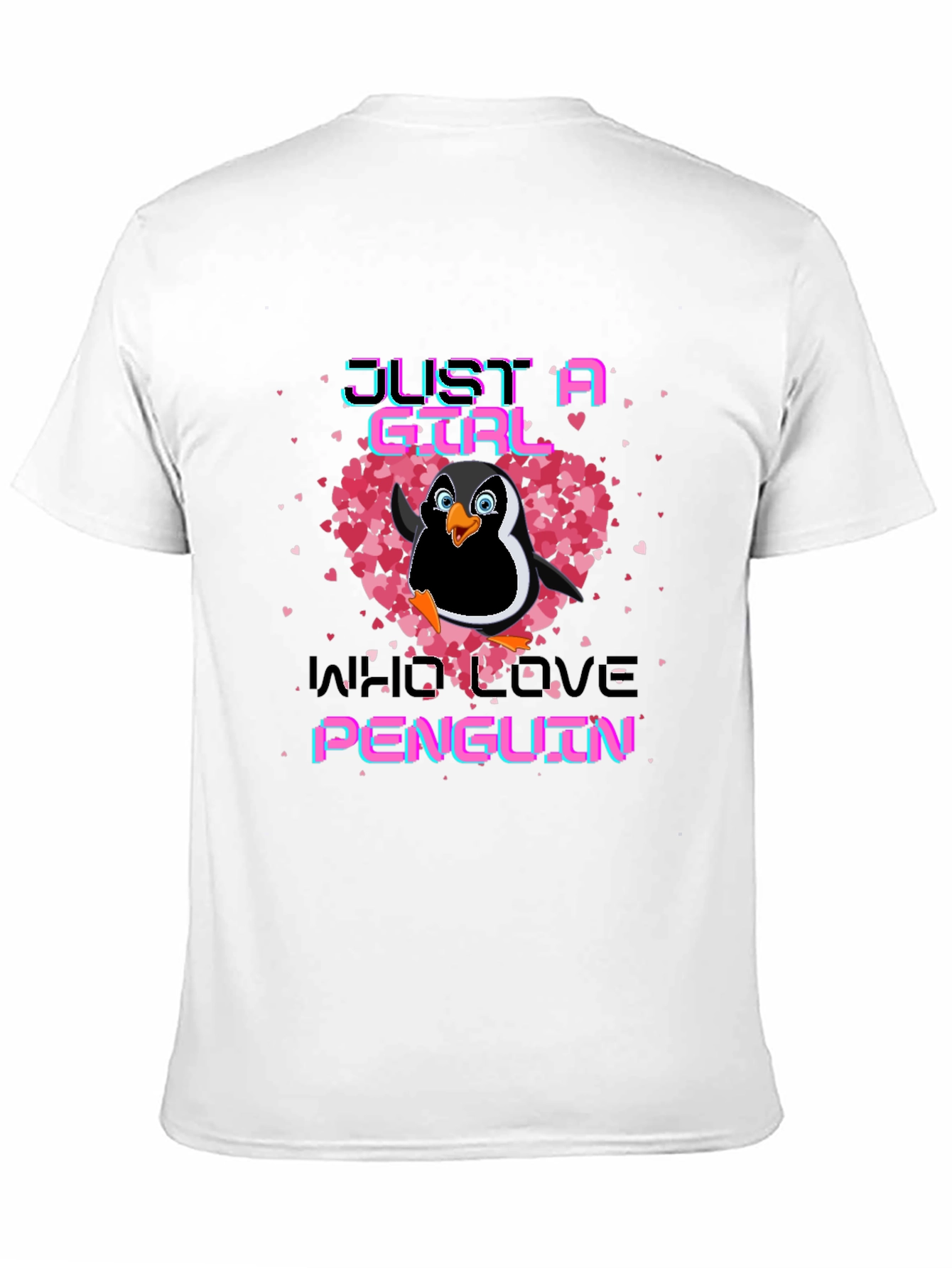 Just A Girl Who Loves Penguins T-Shirt