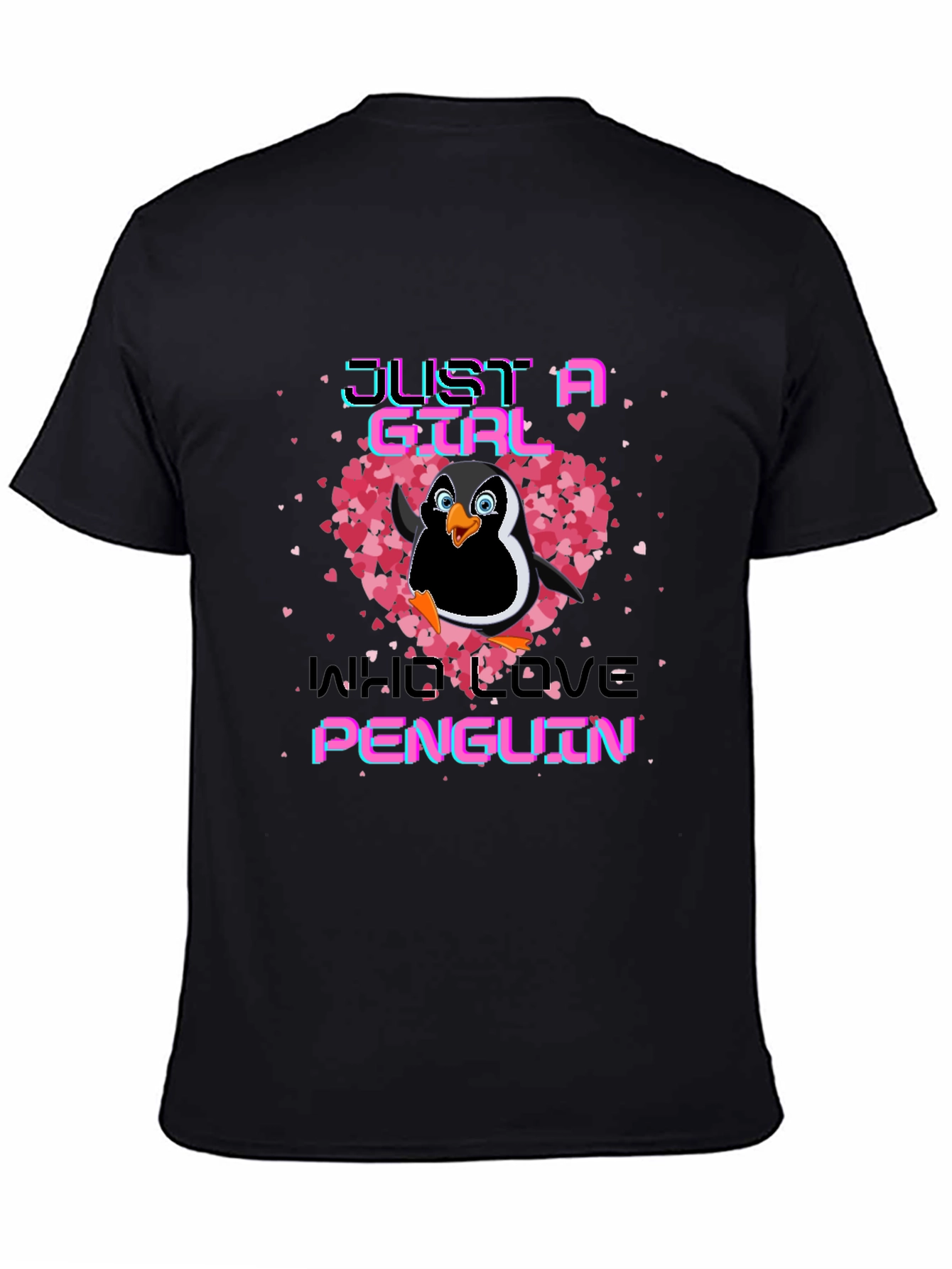 Just A Girl Who Loves Penguins T-Shirt