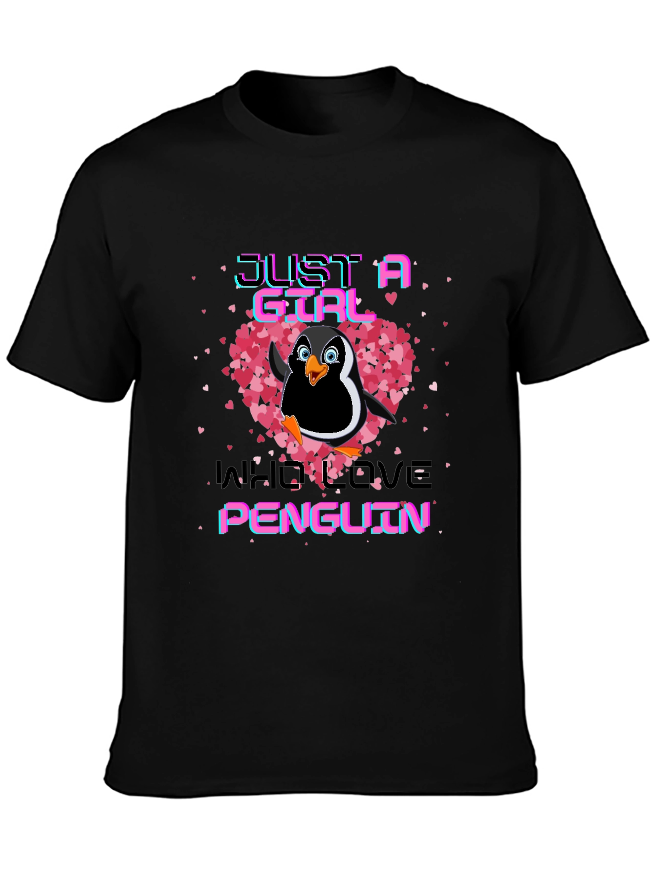 Just A Girl Who Loves Penguins T-Shirt