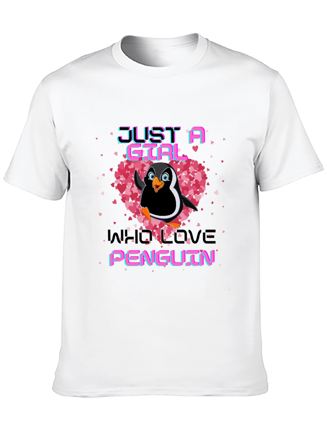 Just A Girl Who Loves Penguins T-Shirt