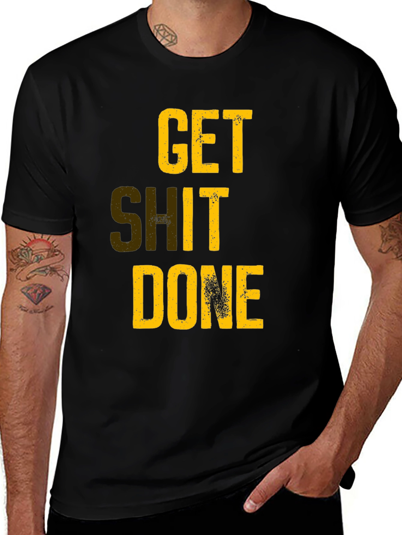 Get Shit Done T-Shirt - Motivational Graphic Tee
