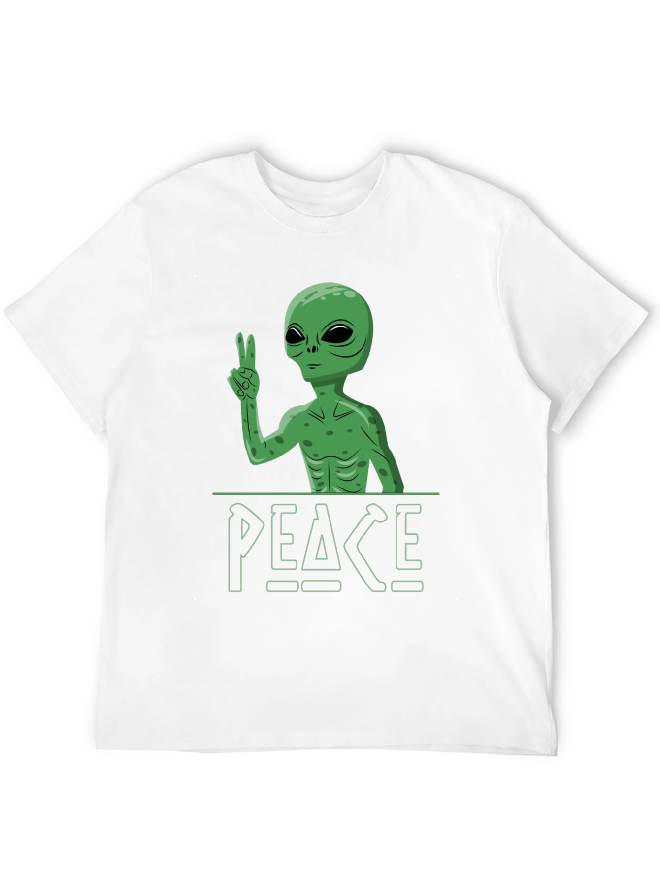 Peace Alien Graphic Tee - Relaxed Fit