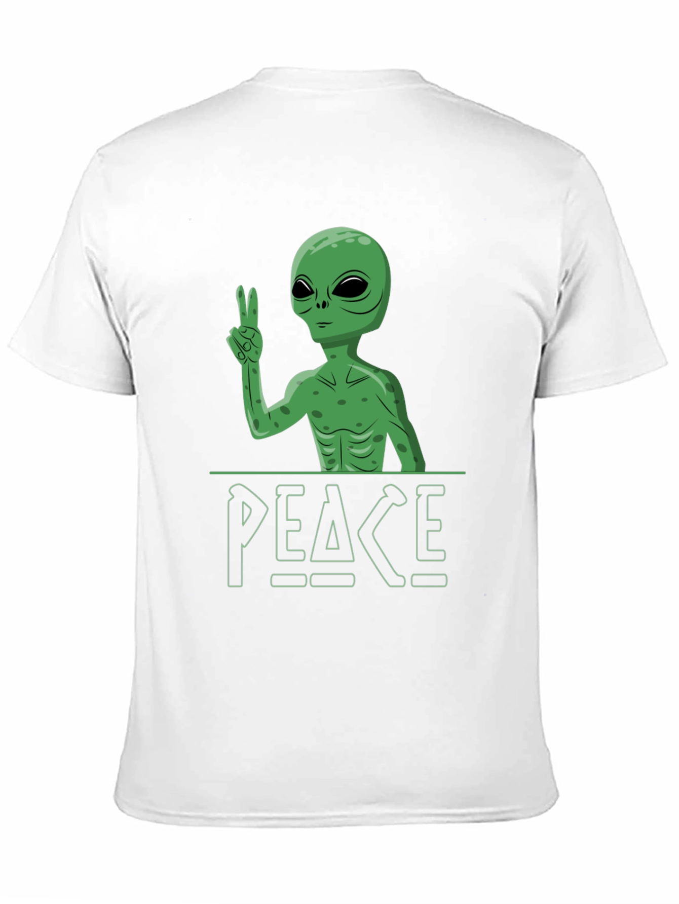 Peace Alien Graphic Tee - Relaxed Fit