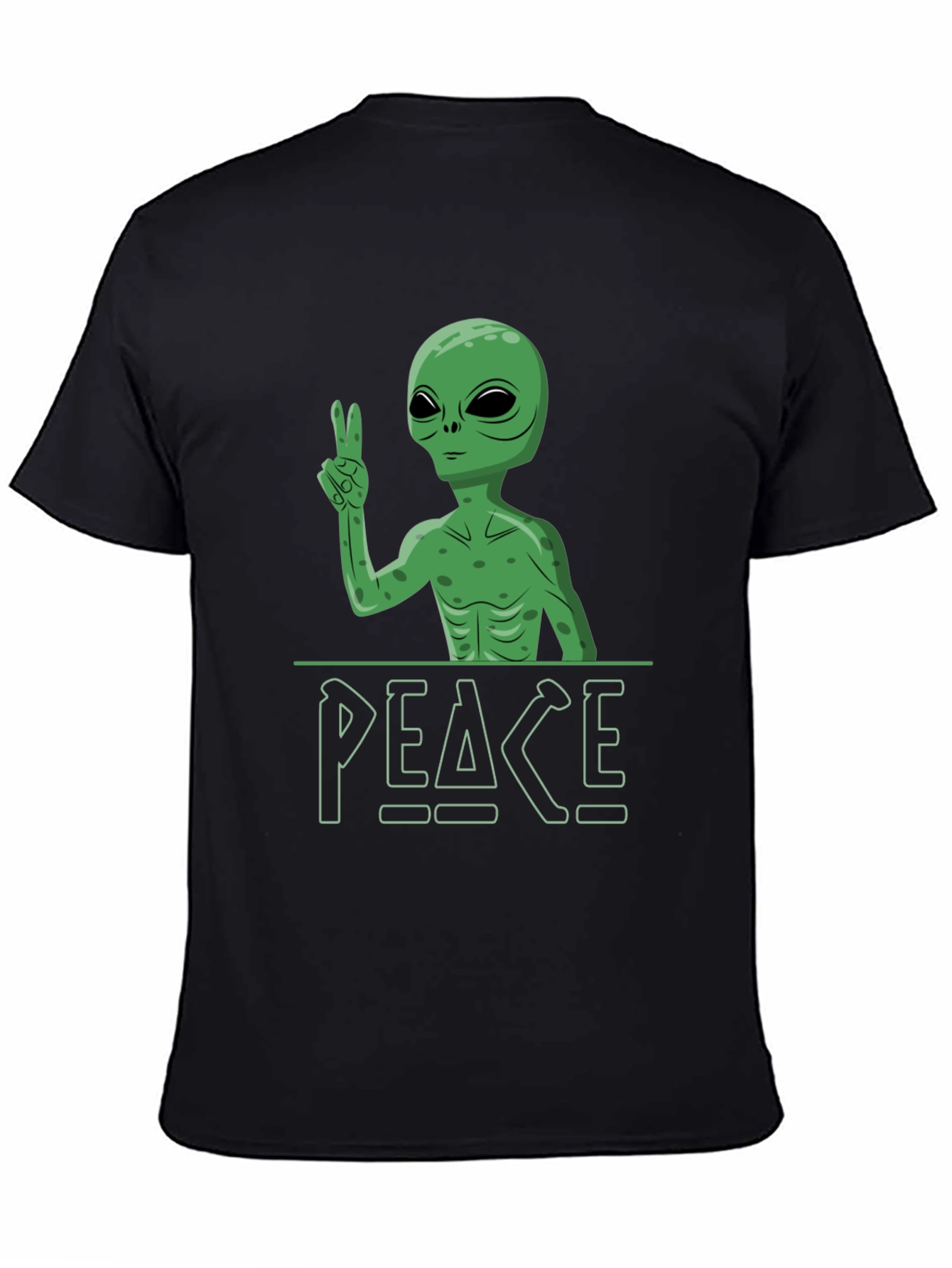Peace Alien Graphic Tee - Relaxed Fit