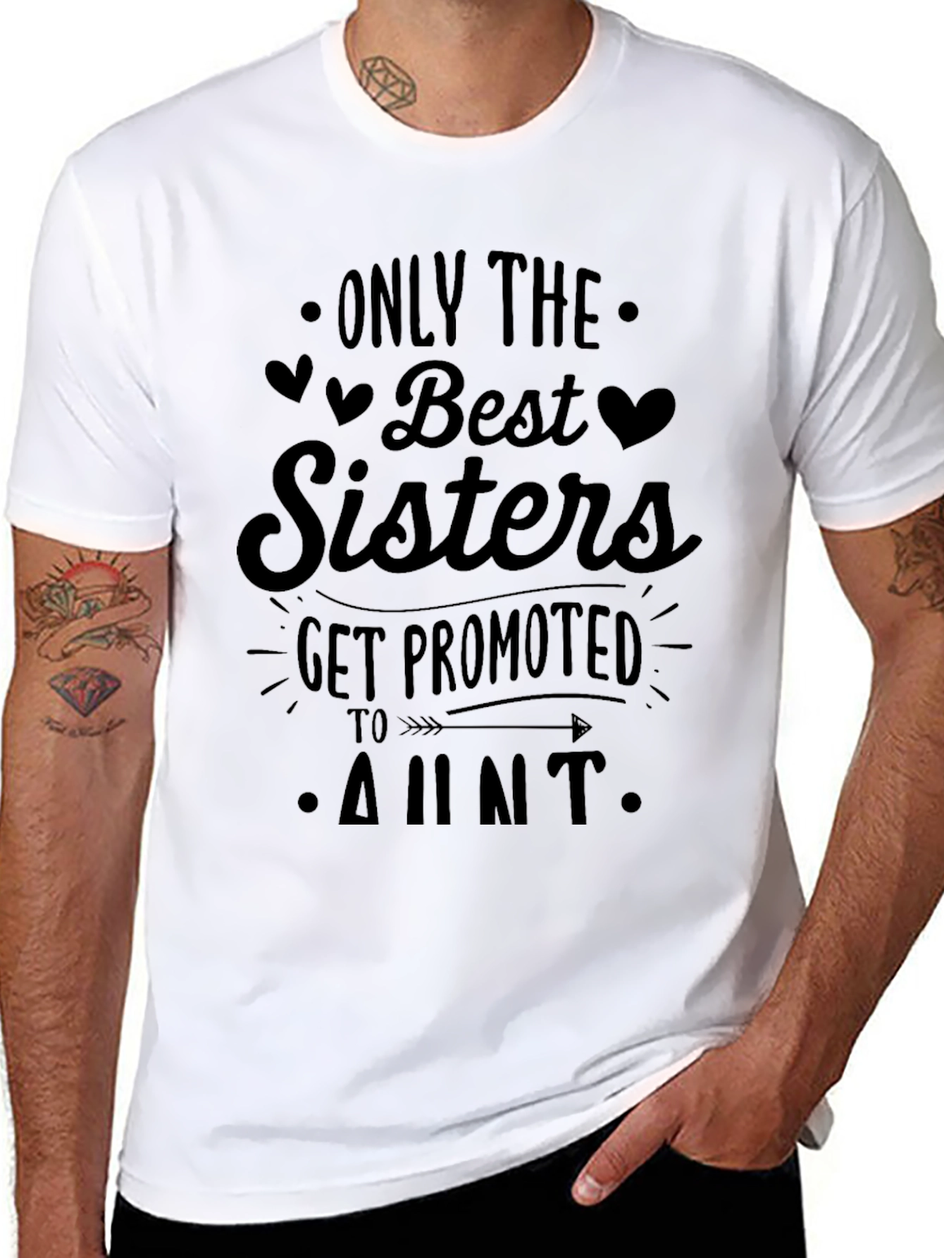 Best Sisters Get Promoted to Aunt T-Shirt