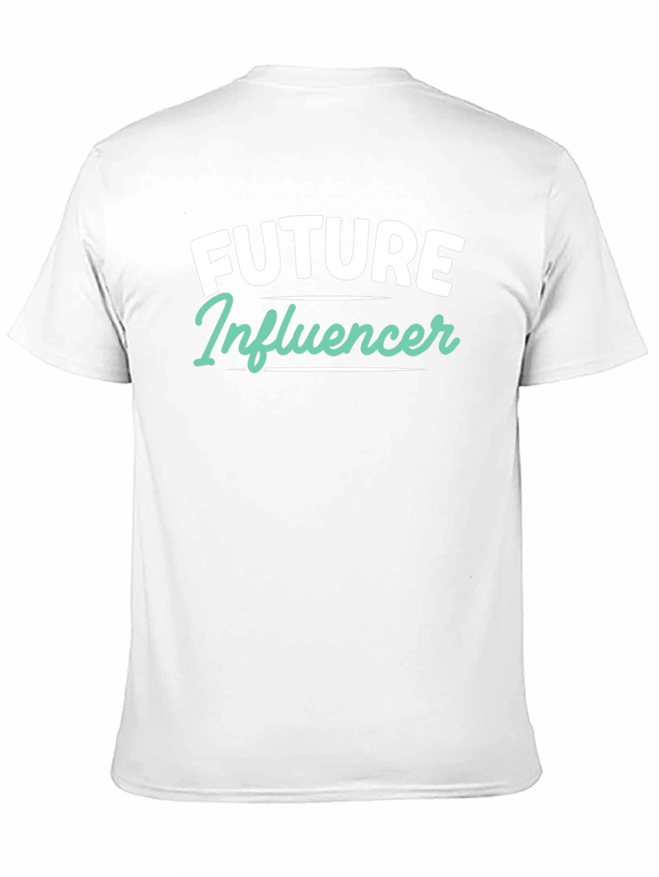 Future Influencer Graphic Tee - Stylish Black T-Shirt