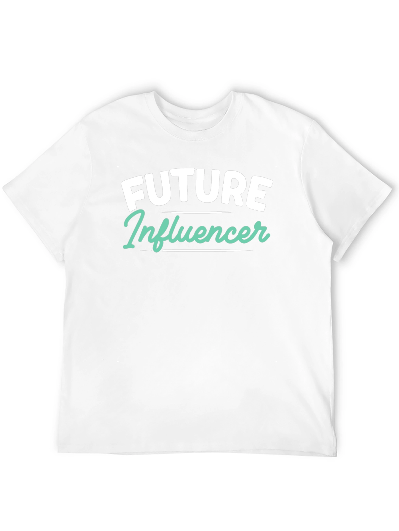 Future Influencer Graphic Tee - Stylish Black T-Shirt