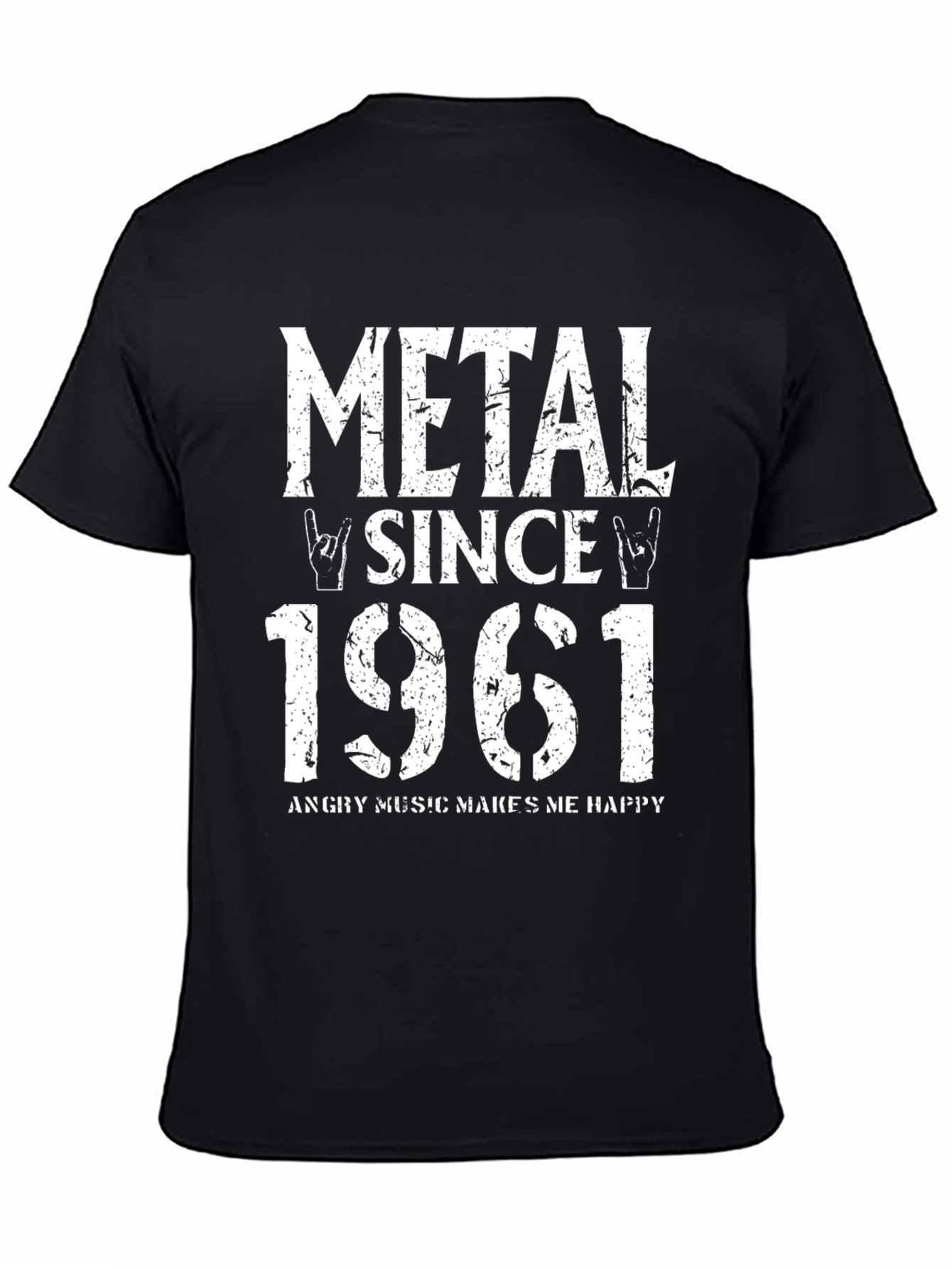 Metal Since 1961 T-Shirt - Rock Music Fan Tee