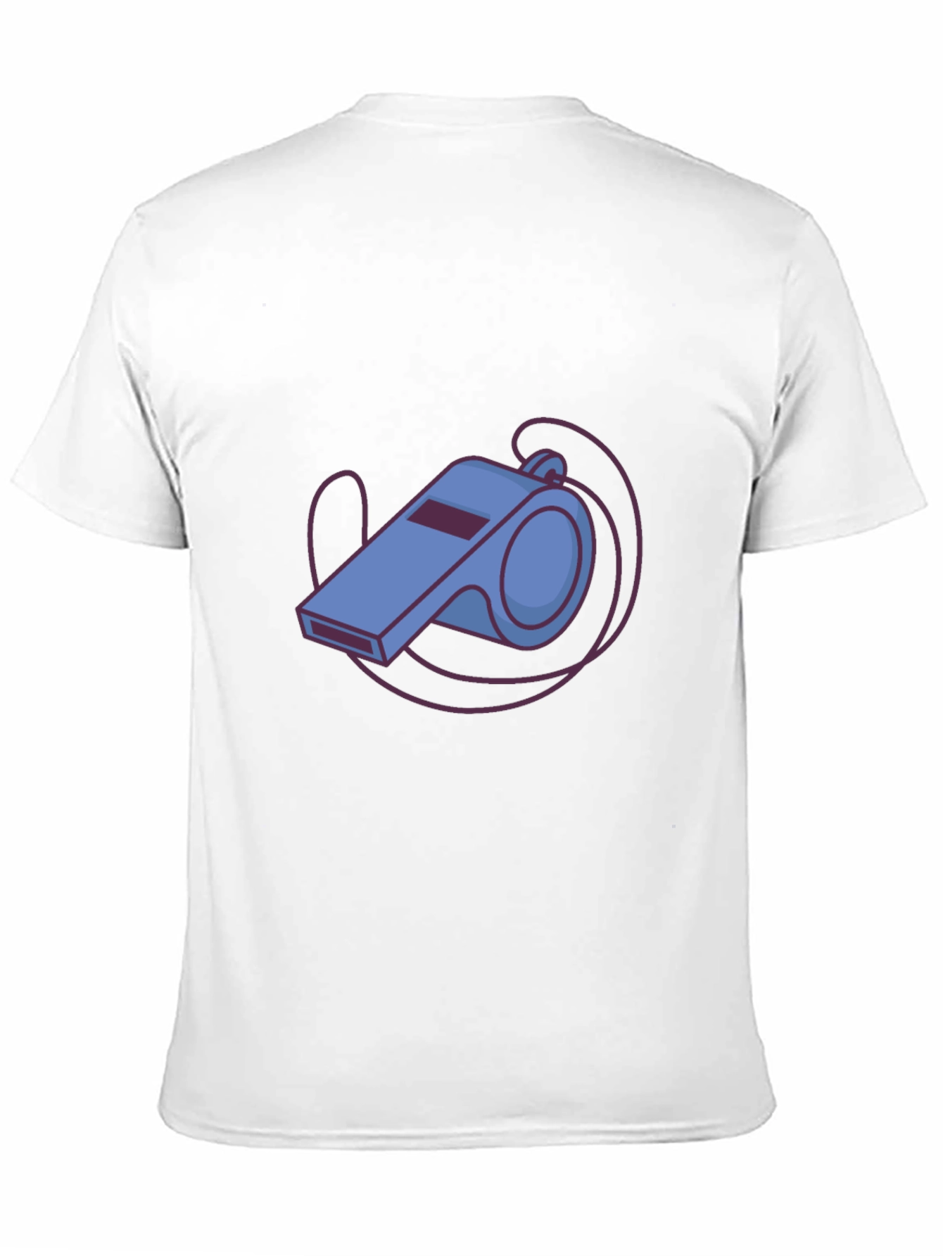 Cartoon Whistle Graphic Tee - Referee Style