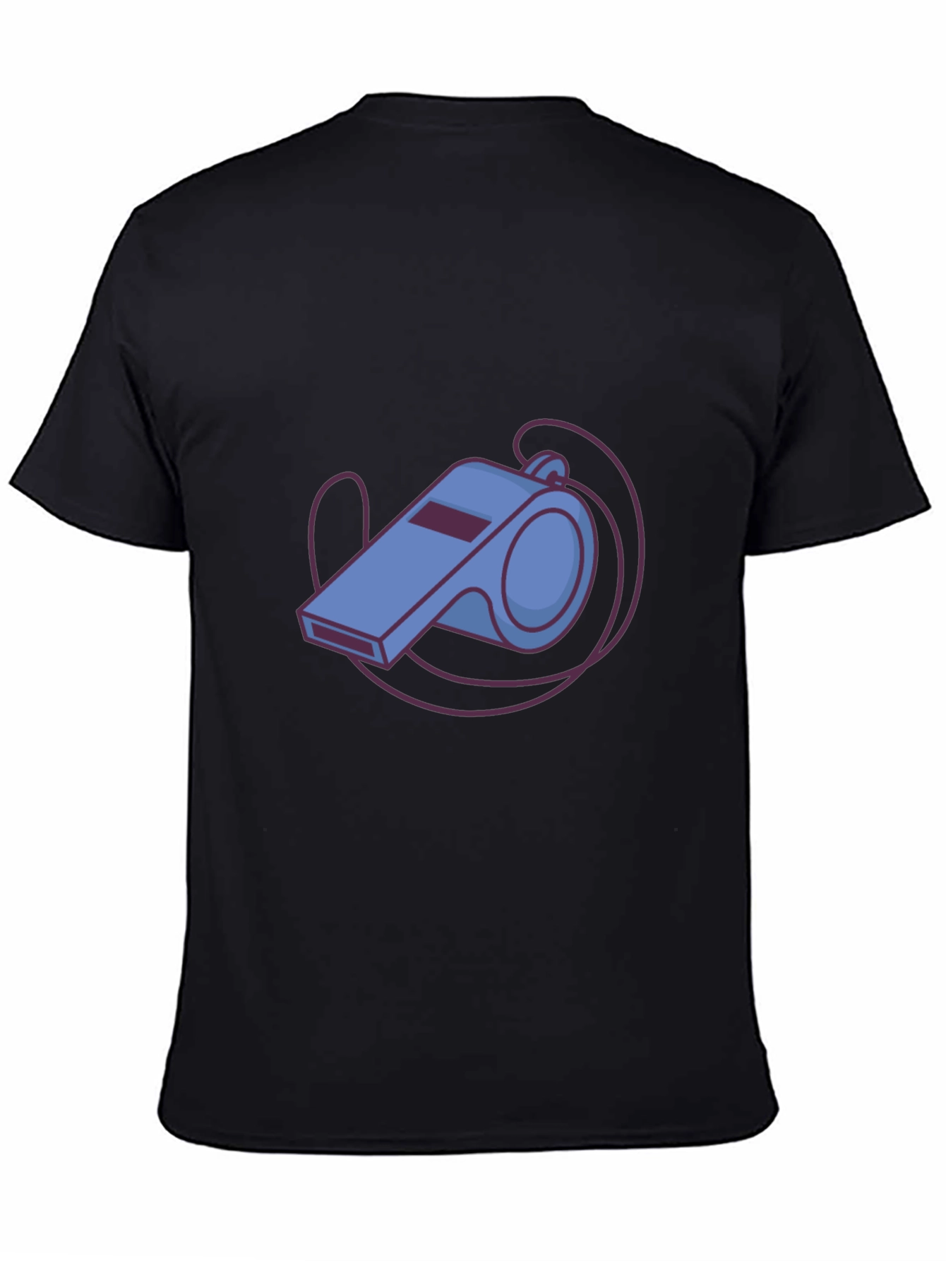 Cartoon Whistle Graphic Tee - Referee Style