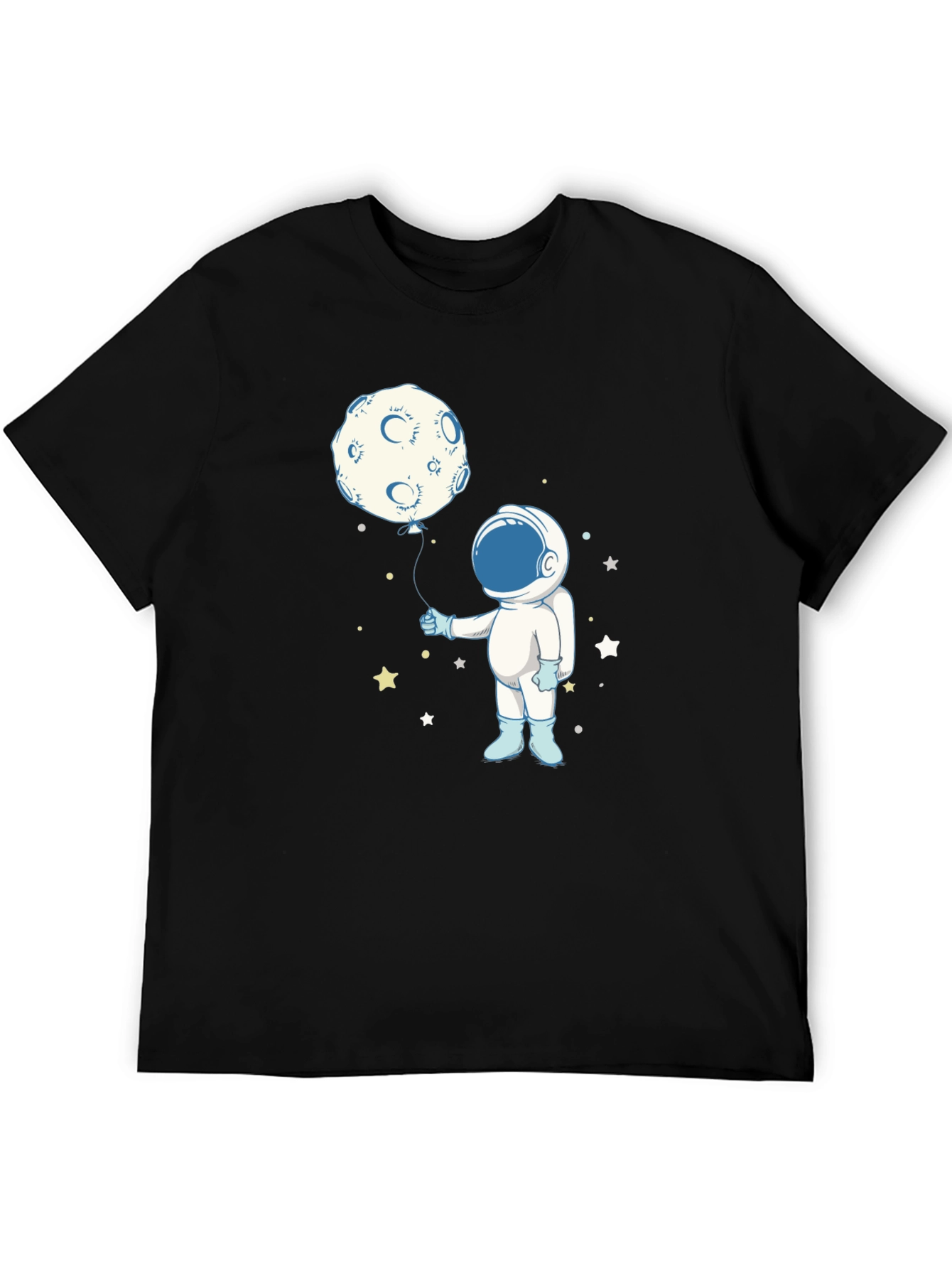 Astronaut Moon Balloon Graphic Tee