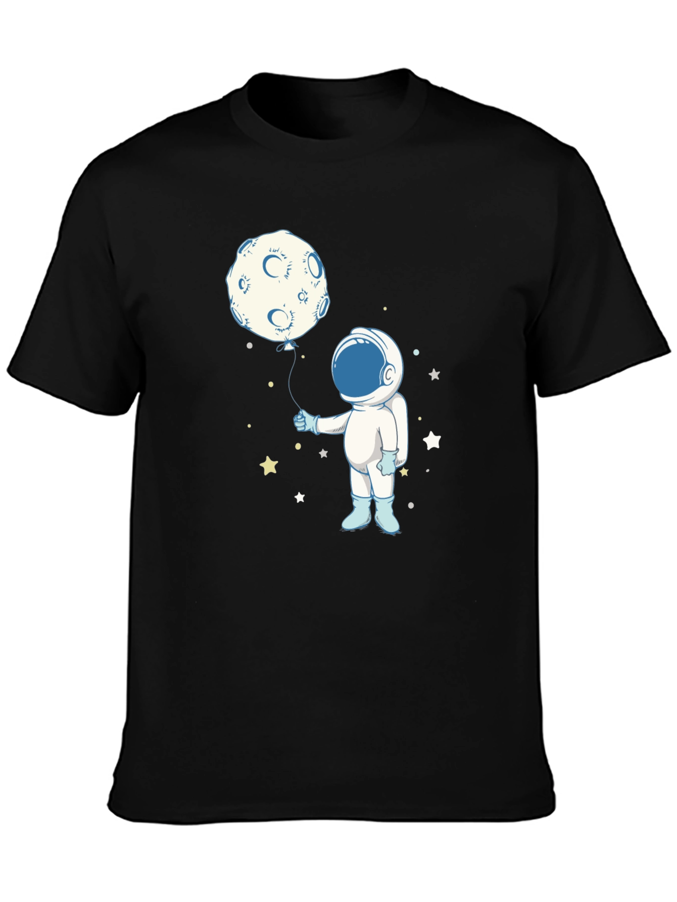 Astronaut Moon Balloon Graphic Tee