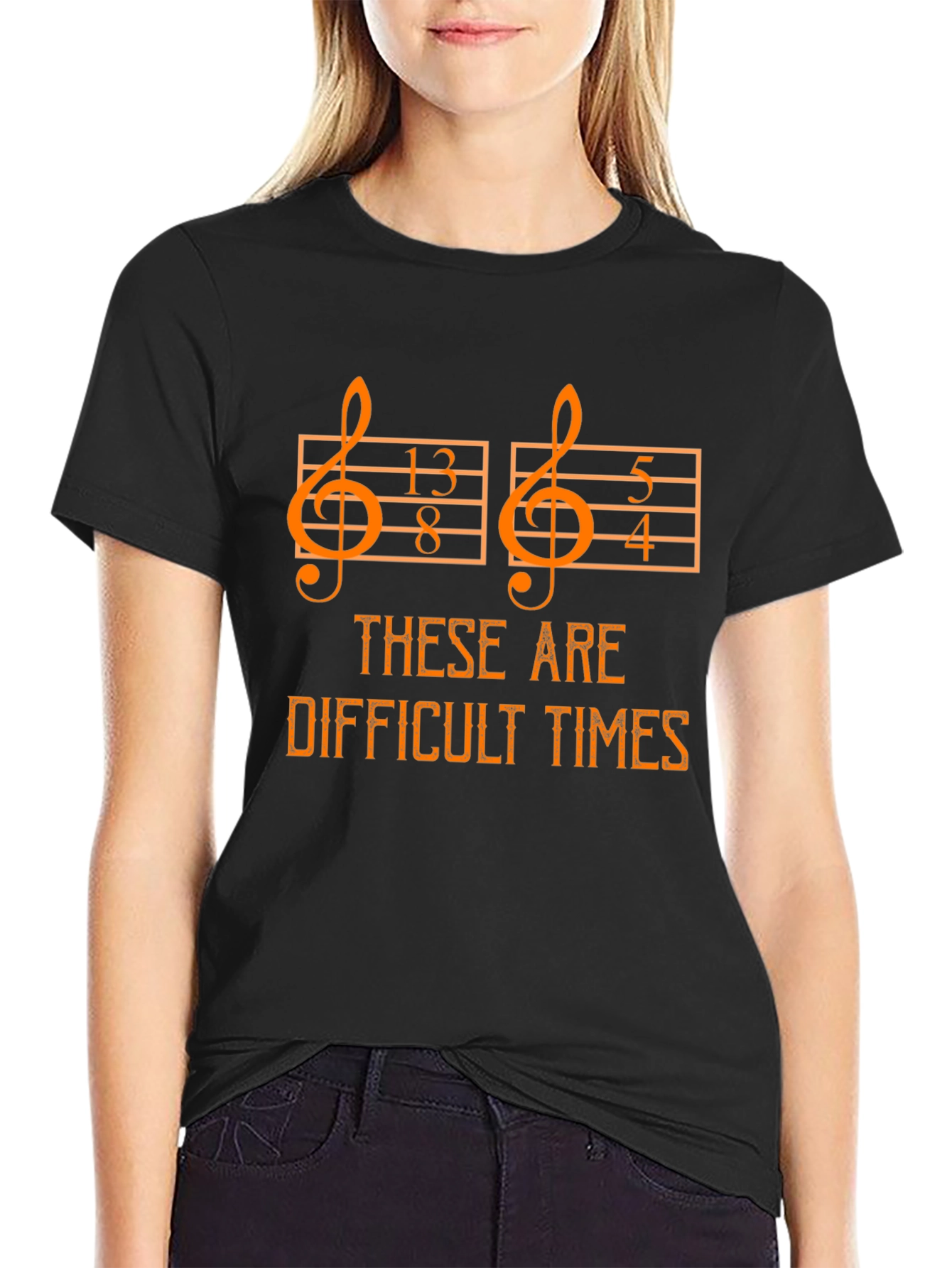 Difficult Times Music Math T-Shirt