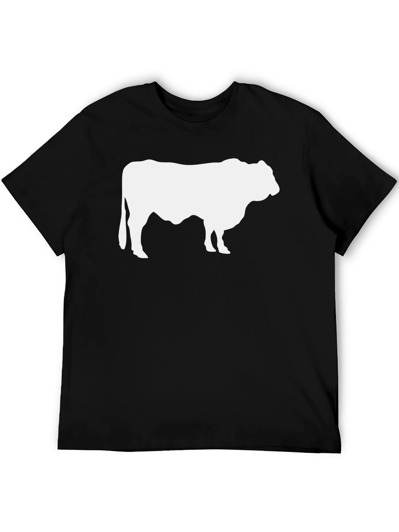 Bull Silhouette Black T-Shirt