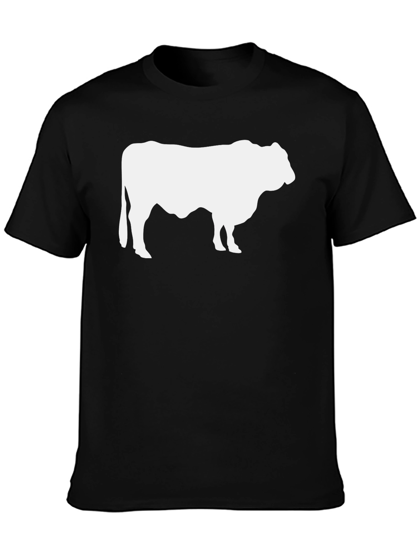 Bull Silhouette Black T-Shirt