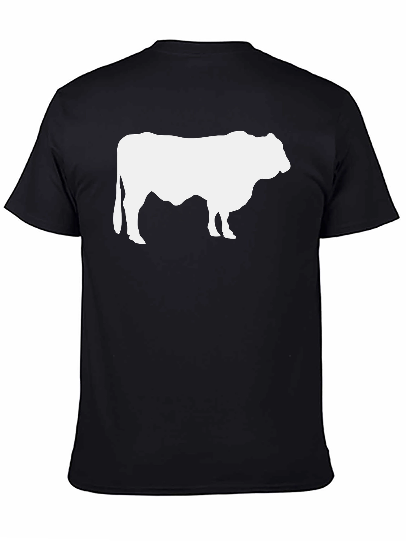 Bull Silhouette Black T-Shirt