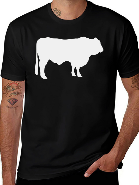Bull Silhouette Black T-Shirt