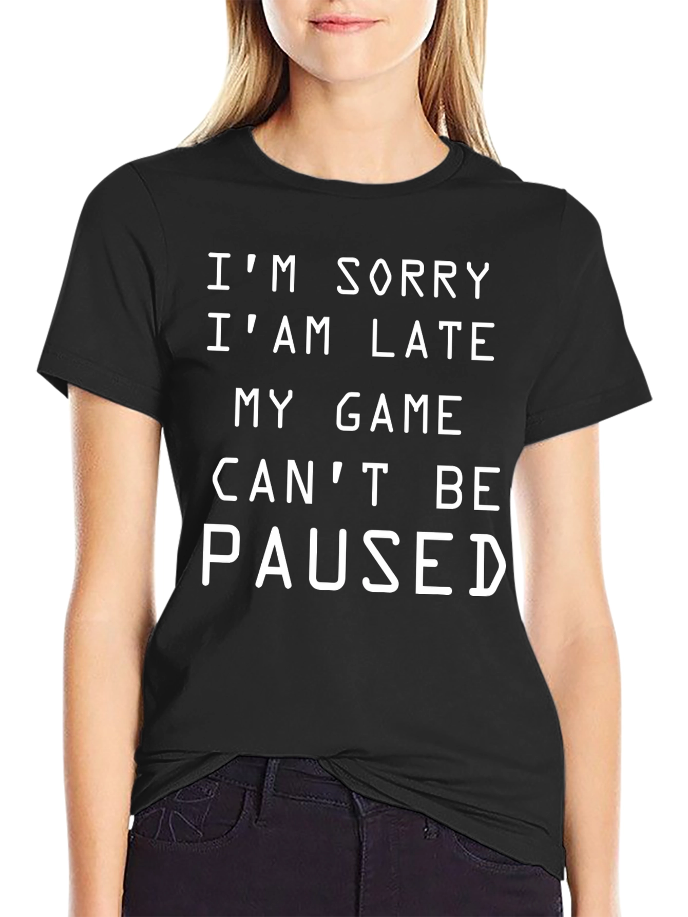 Gamer Excuse T-Shirt - Funny Cant Be Paused Tee