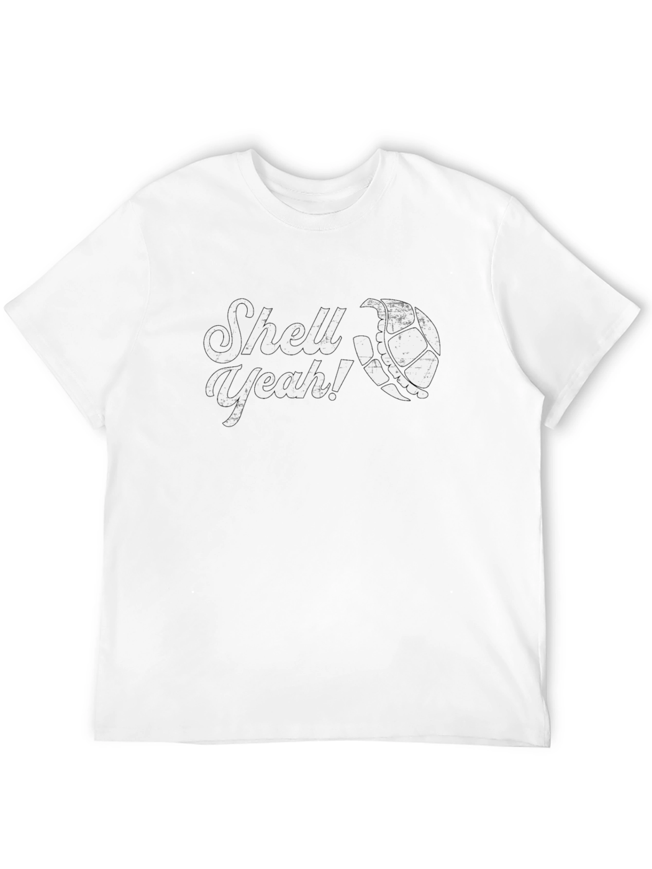 Shell Yeah! Funny Turtle Graphic T-Shirt
