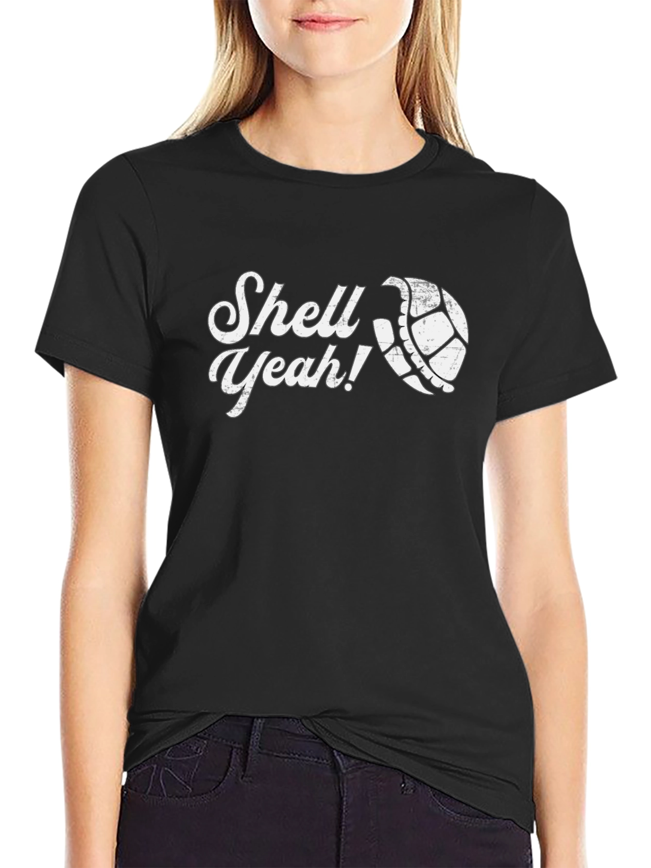 Shell Yeah! Funny Turtle Graphic T-Shirt