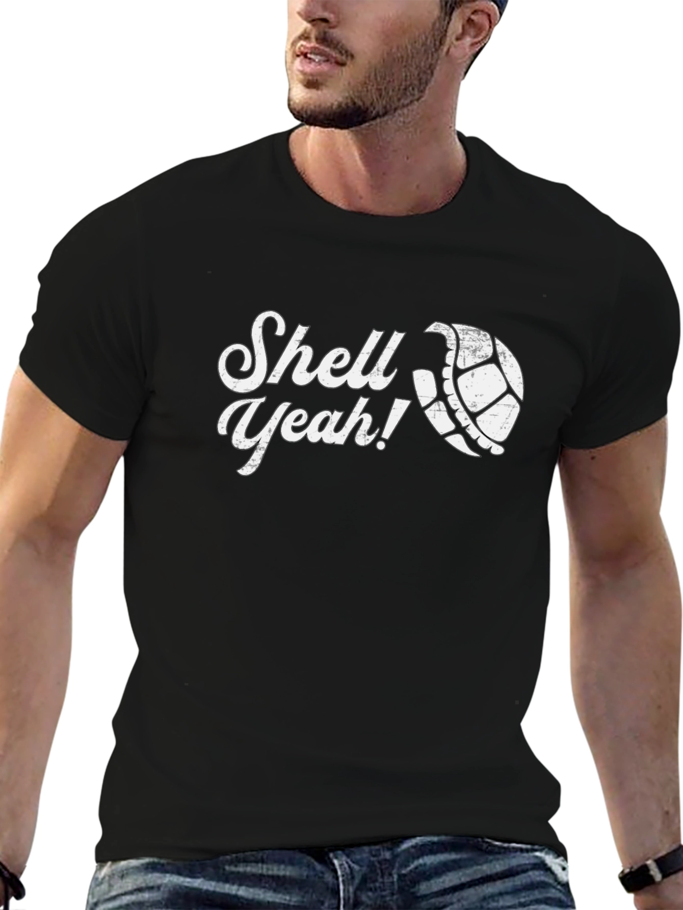Shell Yeah! Funny Turtle Graphic T-Shirt