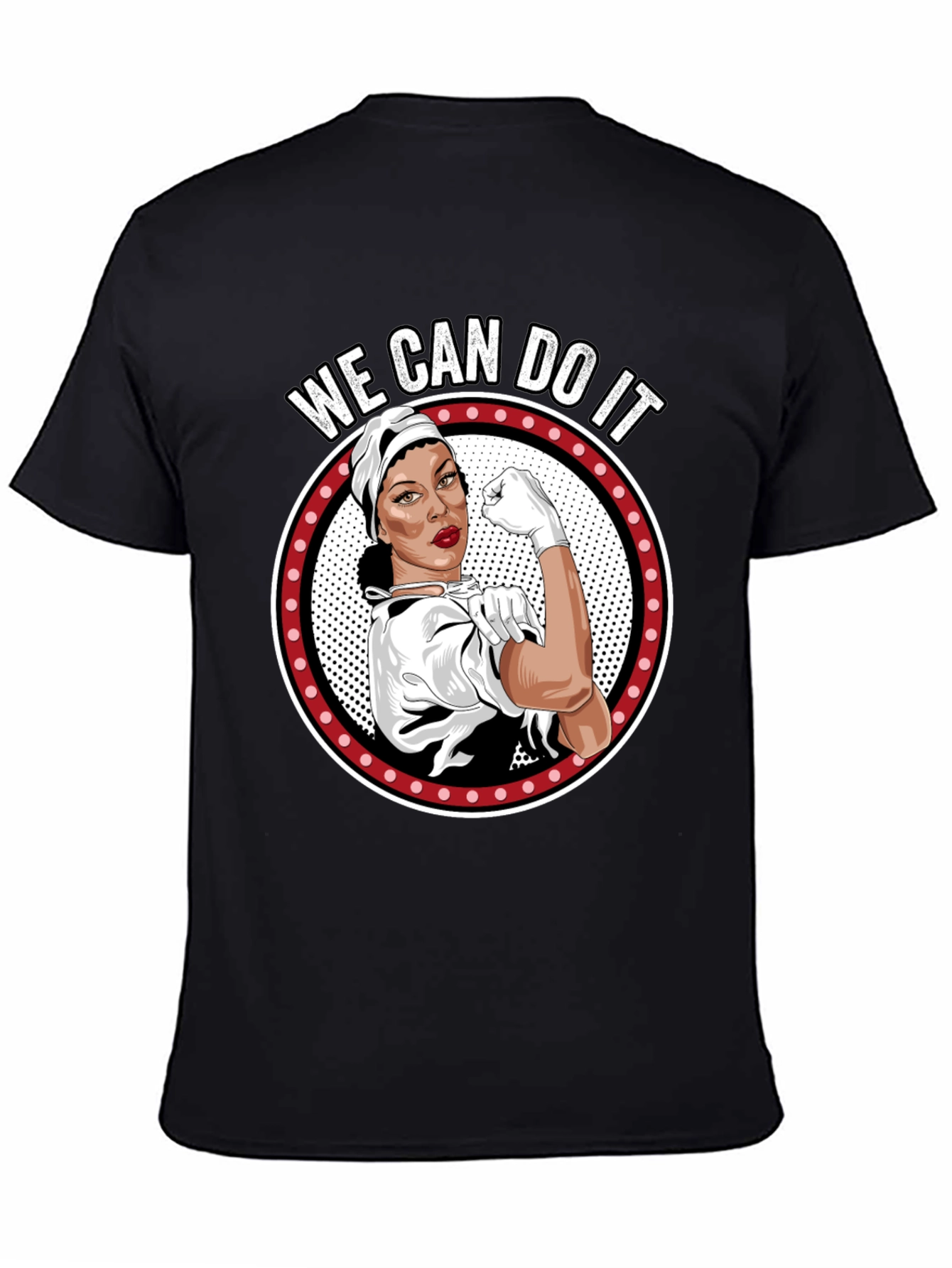 We Can Do It Graphic Tee - Black