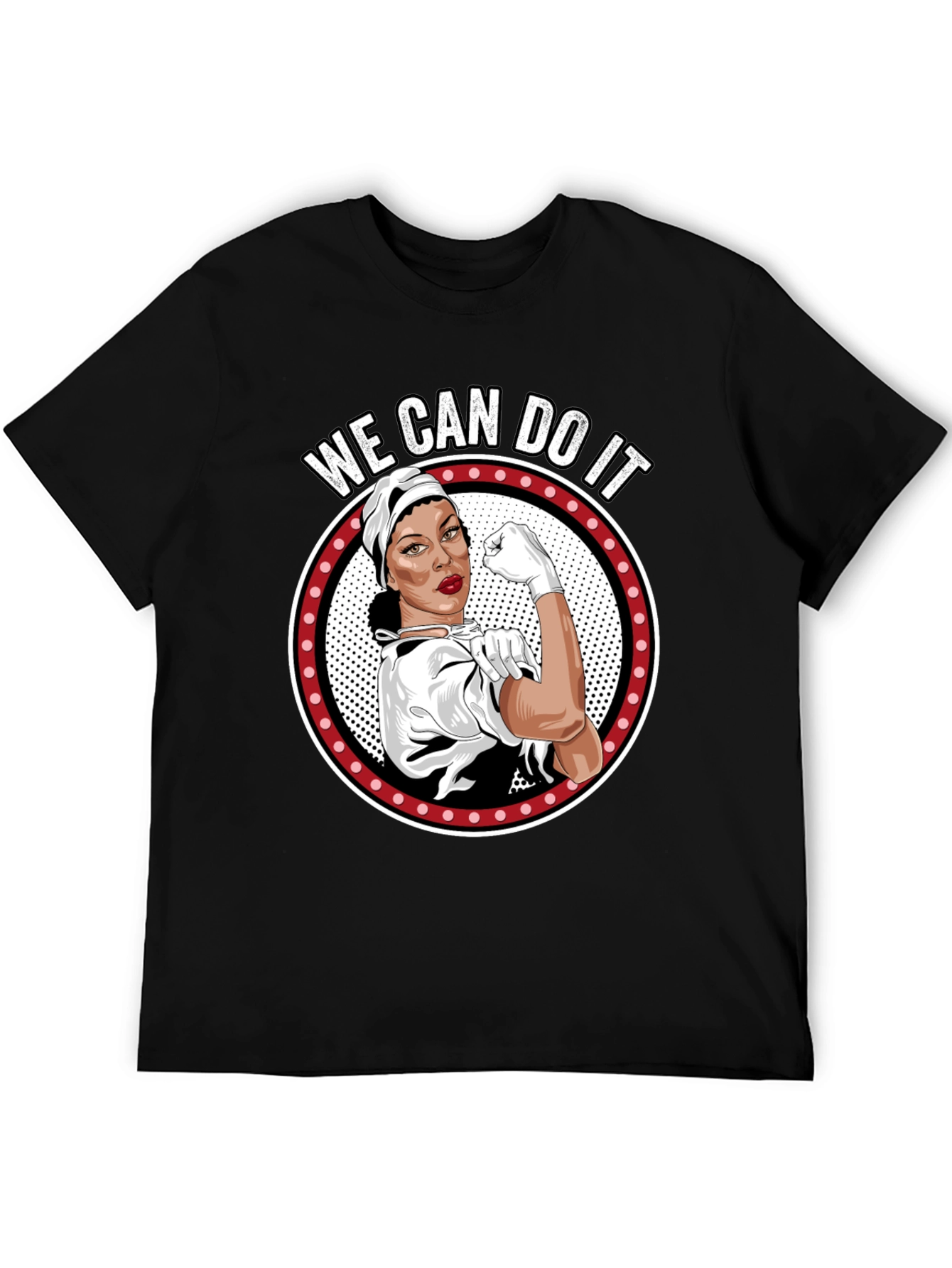 We Can Do It Graphic Tee - Black