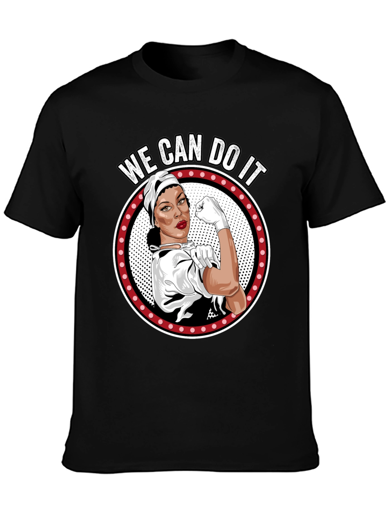 We Can Do It Graphic Tee - Black