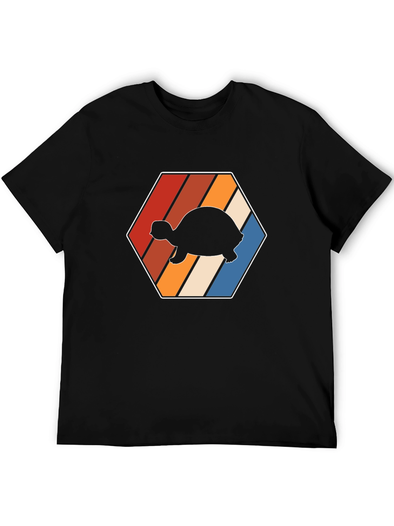Retro Turtle Hexagon T-Shirt