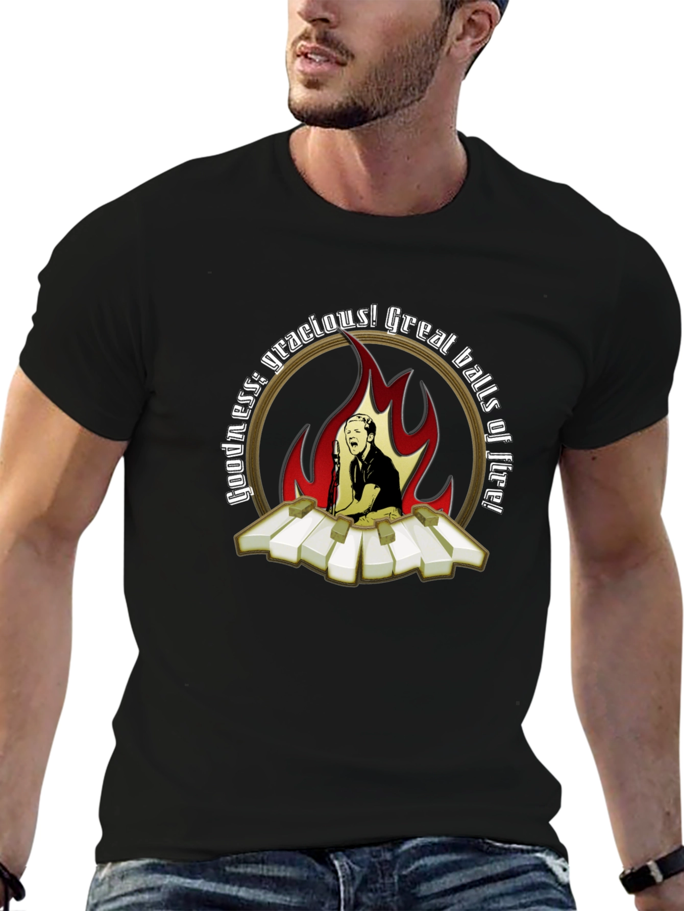 Great Balls of Fire Graphic T-Shirt