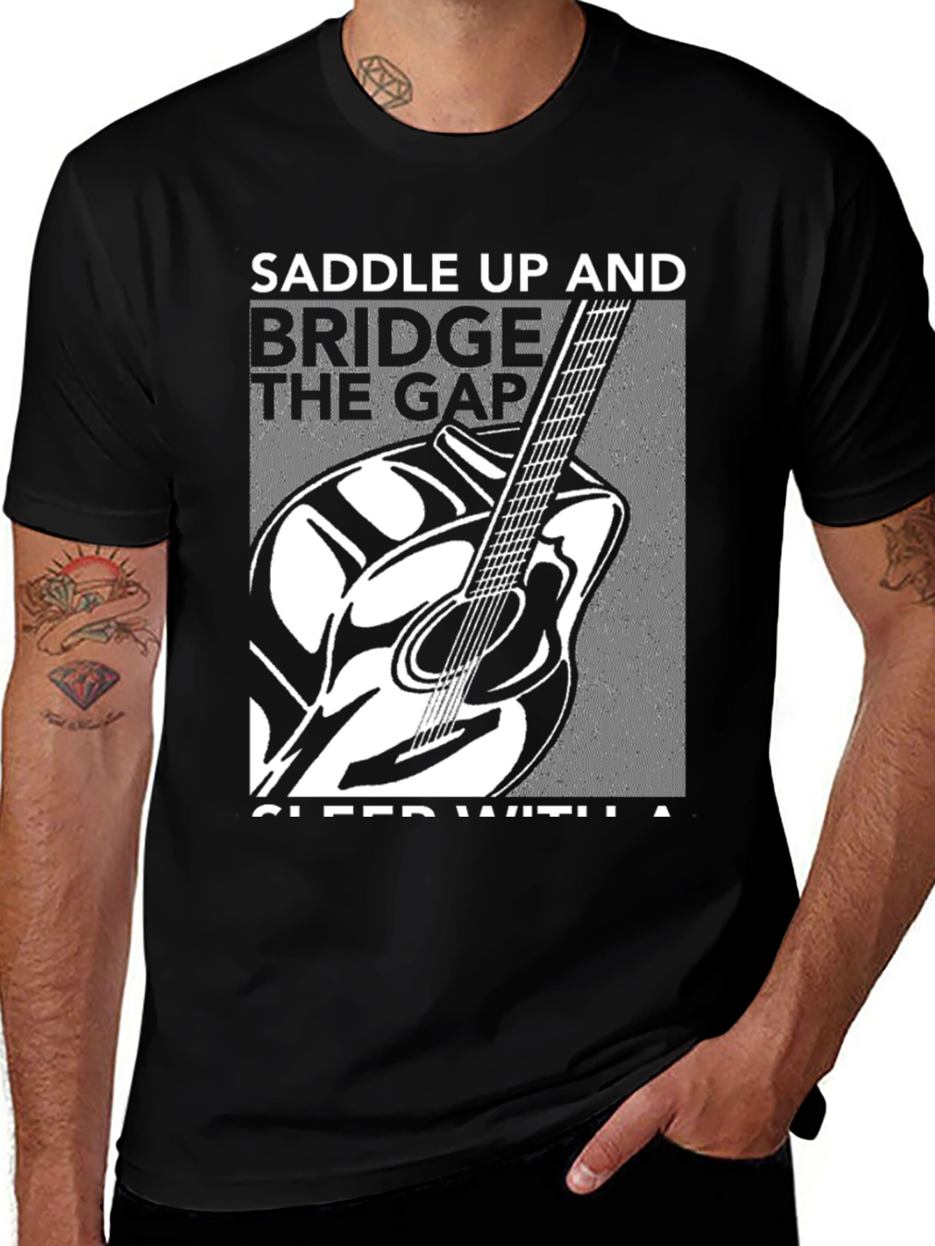 Saddle Up and Bridge the Gap Graphic T-Shirt