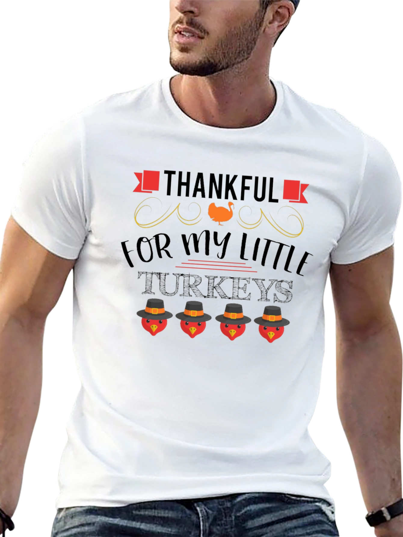Thankful For My Little Turkeys T-Shirt