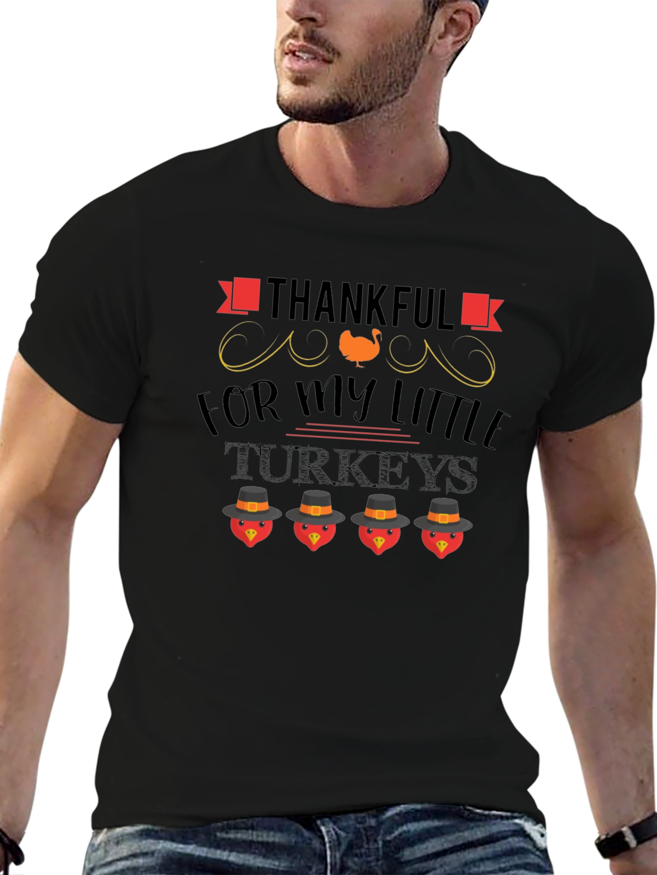 Thankful For My Little Turkeys T-Shirt